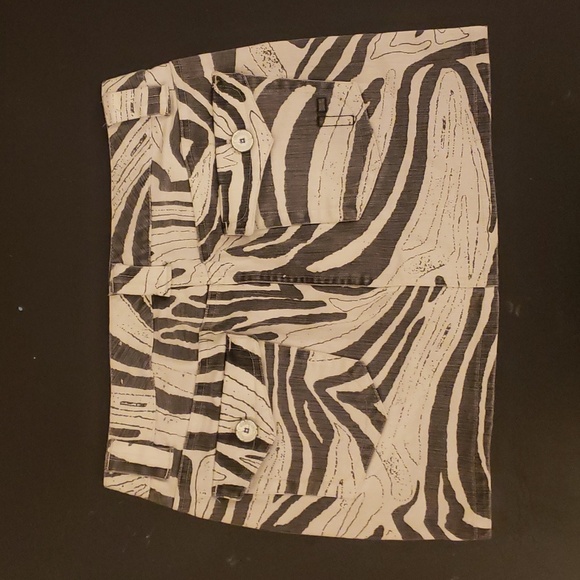 ROGAN Zebra lowrise Miniskit Size 3 Grunge Punk Y2K - Picture 2 of 4